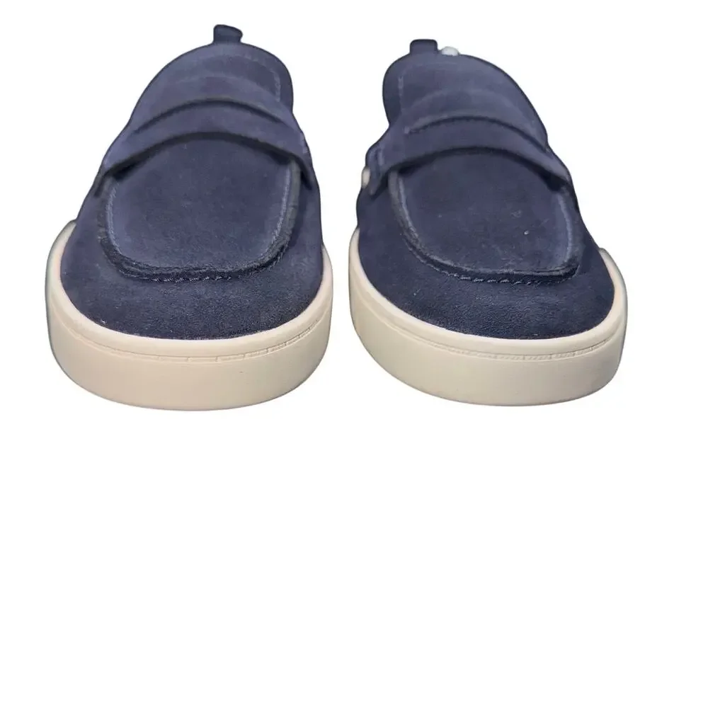 Vionic Chantel Navy Suede Penny Loafer Sneakers Women’s Size 10